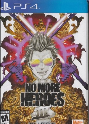 No More Heroes III: Musical Selections Day 1 MUSIC CD, Artbook, & License Plate
