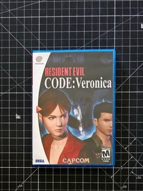Dreamcast Resident Evil Code Veronica Custom Case NO Game or Manual