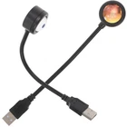 2 Pack Sunset Projection Lamp USB Powered Night Light Sunset Lamp Clip Bedroo...