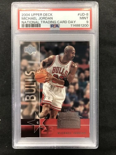 2004 Upper Deck National Trading Card Day Michael Jordan RC PSA 9 - Bulls