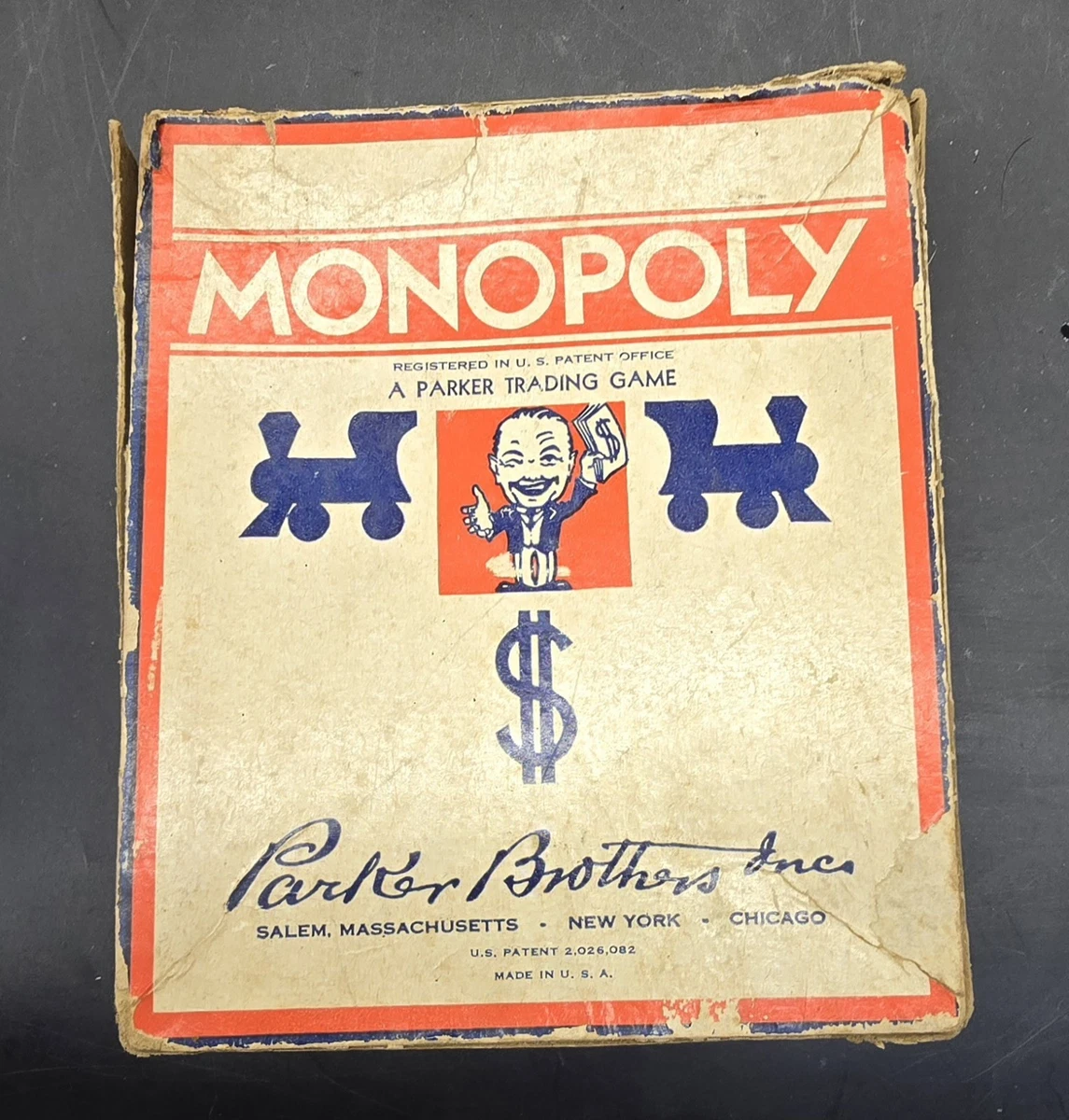 Monopoly 8-11 Years 1935 Year Vintage Manufacture Board