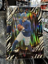 2026 Panini Select Football #193 Jaxson Dart Zebra Rookie Premier Level SSP