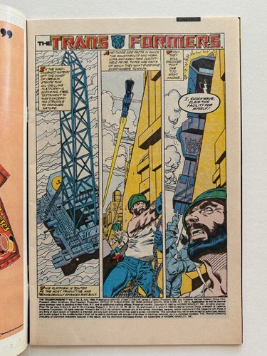 Transformers #6 (1985) 1st Circuit Breaker FN/VF range - Picture 3 of 5