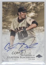 2013 Bowman Inception Prospect Gold 45/99 Clayton Blackburn #PA-CBL Auto 2u8