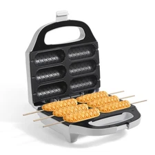 Corn Dog Waffle Maker, Hot Dog Waffle Machine with Non-stick Coating Plate, H...