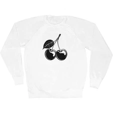 'Two Cherries' Adult Sweatshirt / Sweater / Jumper (SW049819)