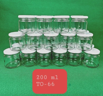 30 Gläser 200 ml +Deckel , Einweckgläser, Einmachgläser , Marmeladenglas - Bild 1 von 4