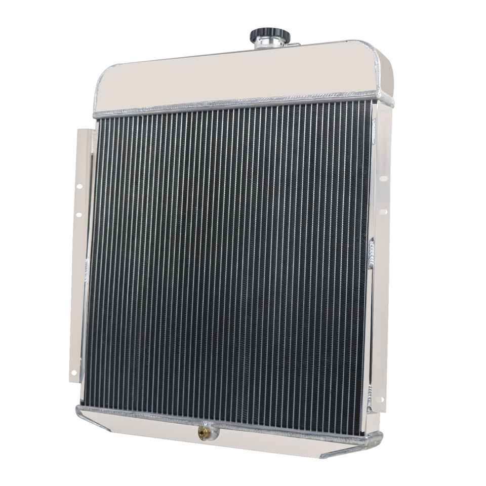 4 Row Aluminum Radiator For 1949 1950 Plymouth Deluxe/Suburban Base 3.6 ...