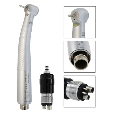 COXO Dental Self Power LED High Speed Handpiece Turbine For NSK Coupler 4 Holes