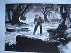 Original art - WEREWOLVES HUNT AT NIGHT - 2019 film noir, horror illustration — photo 2