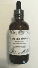 Wild Harvested Turkey Tail Mushroom Double Extract Tincture 4 oz