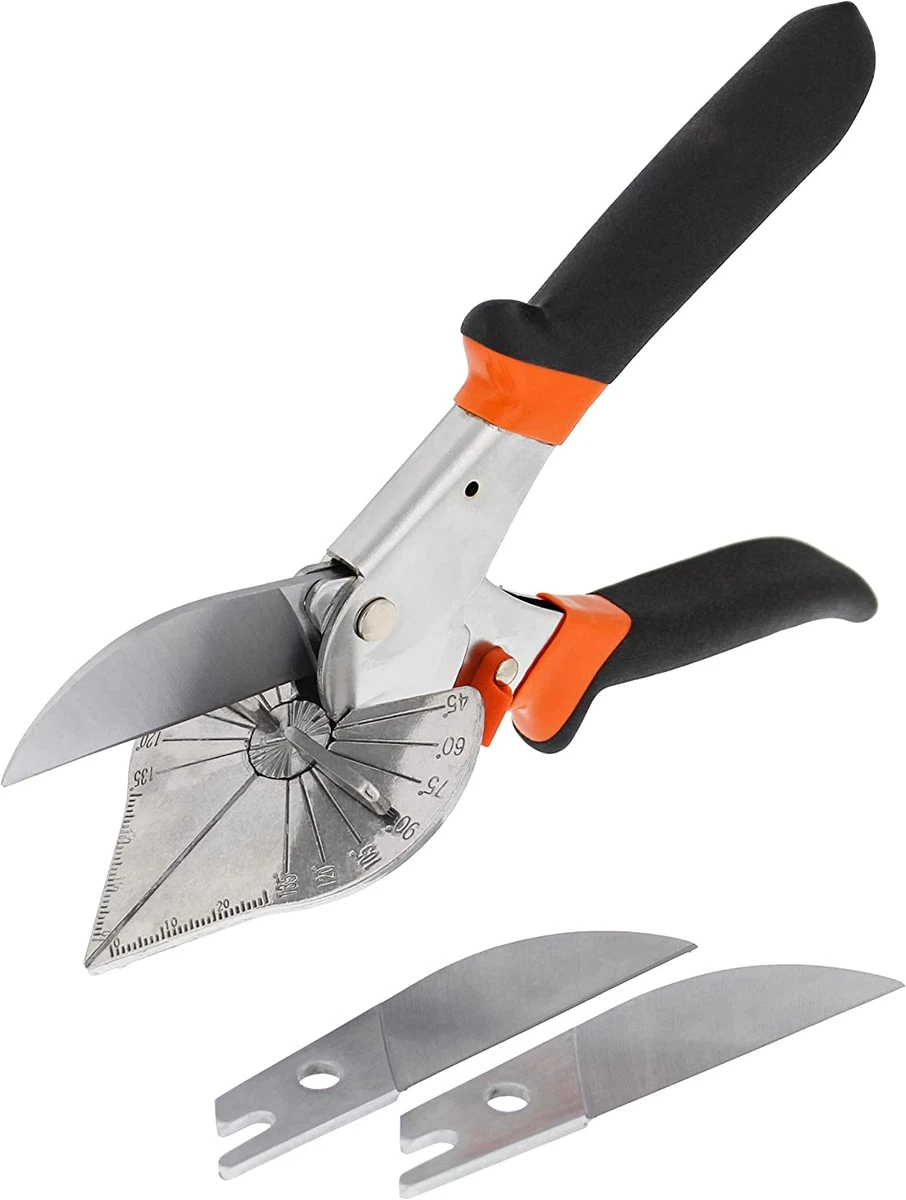 Multi Angle Miter Shears Quarter round Cutting Tool - Adjustable 45 to 135  Degre