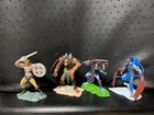 Vintage Lot of 4 Masters of the Universe He-Man & Skeletor Figures Mattel 2001