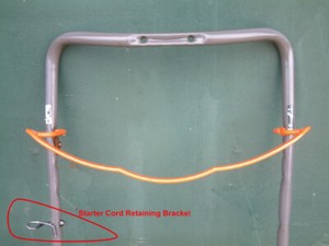 Husqvarna R53SV / R152SVH Rasenmäher Ersatzteile - Starterkabel Haltebügel Hoop