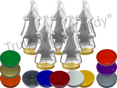 Weihnachtsbaum Süße Gläser x5 Essen Geschenk Party Neuheit Candy Plastik Storage