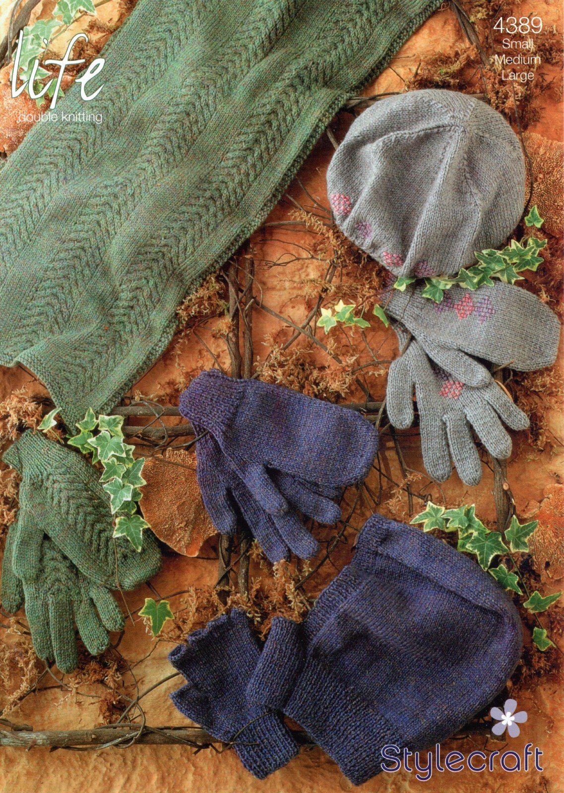 Stylecraft DK Knitting Pattern - 4389 Adult Accessories Accessories
