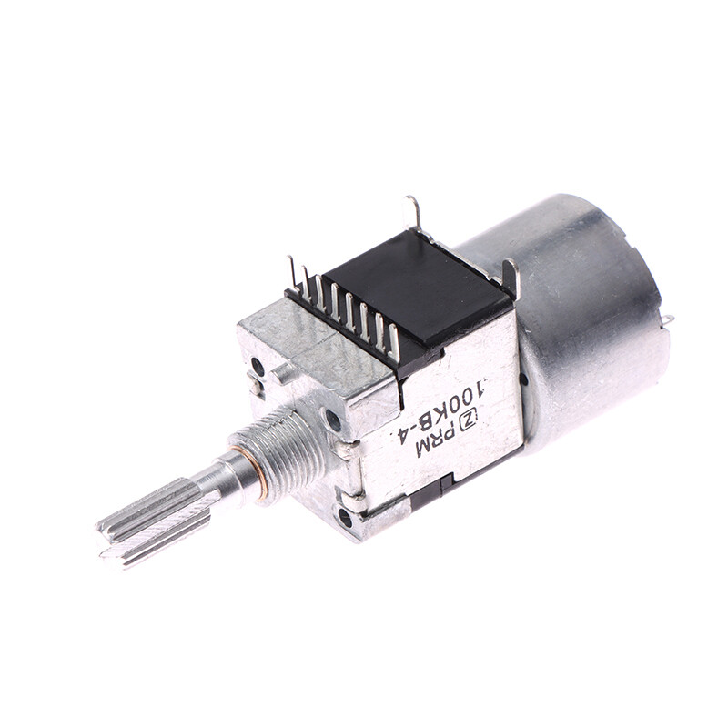 RK168 Motor Machine Drive Volume Potentiometer B50K B100Kx2 25MM Plum