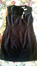 NWT Ya Los Angeles Size L Black Chic Shift Dress