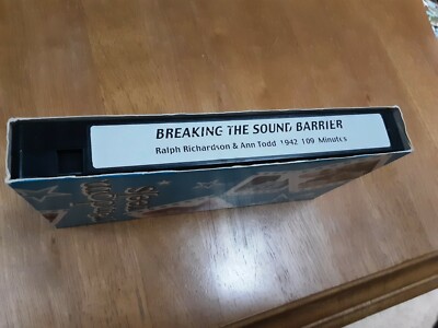 Breaking the sound barrier vhs by Ralph Richardson & Ann Todd used open no case