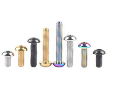 Titanium Bolt M5 M6x8/10/12/15/16/18/20/25/30mm Hex Head Screws Motorcycle Refit