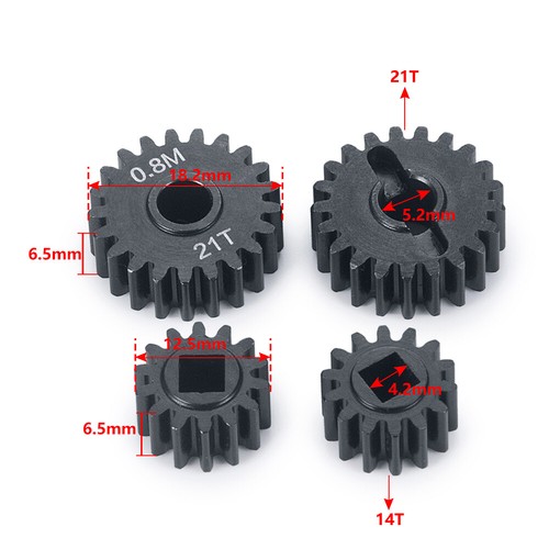 1Set For RC SCX10 III / Capra Overdrive Portal Gears (14/21) (12/23) Upgrade New - Picture 14 of 21