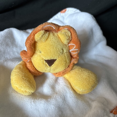 Koala Baby Plush Yellow & Orange Lion Security Blanket Lovey - Picture 2 of 6