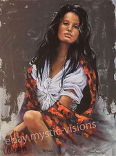 Penni Cross Floral Shawl Canvas Signed & Numbered Native American Penni Anne