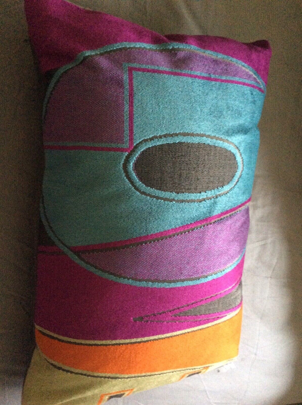 Alex Echo at Next Multicoloured "LOVE" Parkinson's Charity Cushion