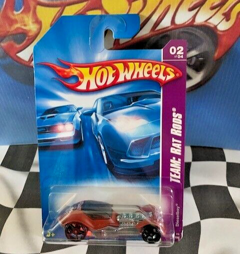 Hot Wheels 2008 Team: Rat Rods 2/4 126 Dieselboy BROWN OH5 Open Engine Variation