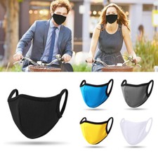Ice Silk Face Mask Outdoor Cycling Washable Reusable Fashion Mask for Men Women