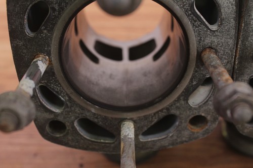 1983 POLARIS INDY 600 Cylinder Jug Set of 3 65mm STD Bore - Picture 13 of 16