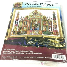 Design Works Crafts Cross Stitch Kit  Ornate Palace  15" x 20" Embroidery #2340