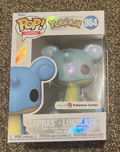 Funko Pop Lapras Pearlescent Pokemon Center Exclusive  #864 Sealed In Hand