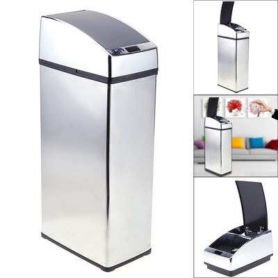 Mülleimer Automatik mit Sensor Deckel Abfalleimer Küche Edelstahl 6L