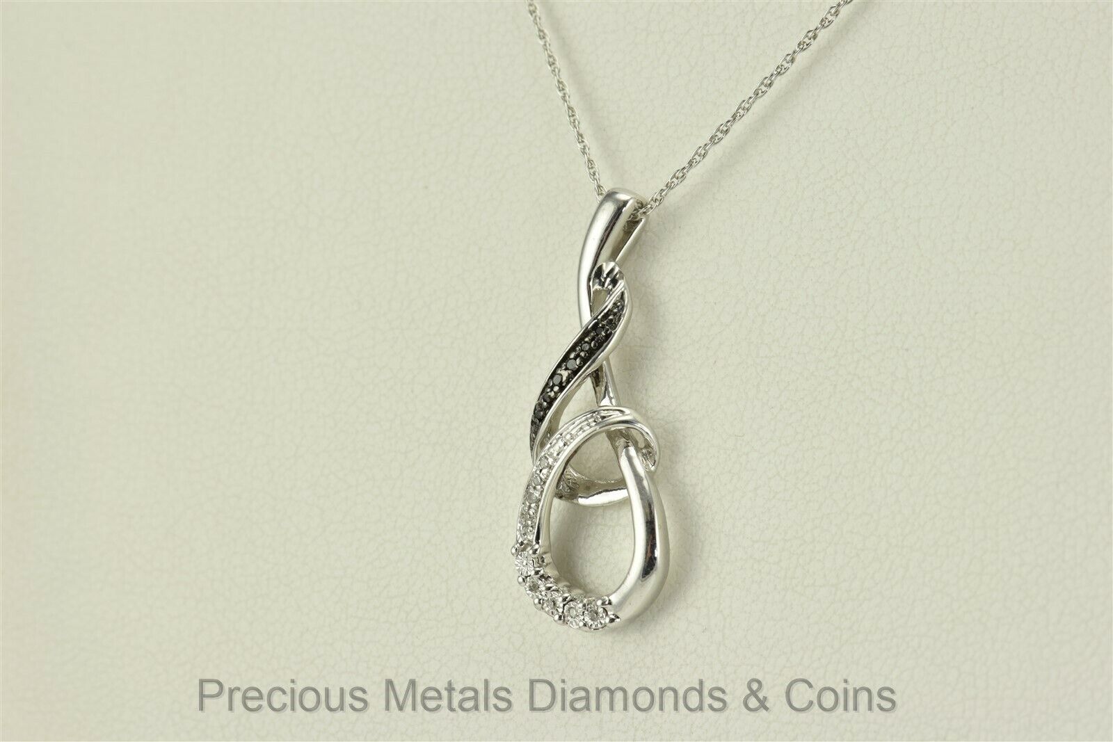 Sterling Silver 1ct Pear Amethyst Eternity Diamon… - image 3