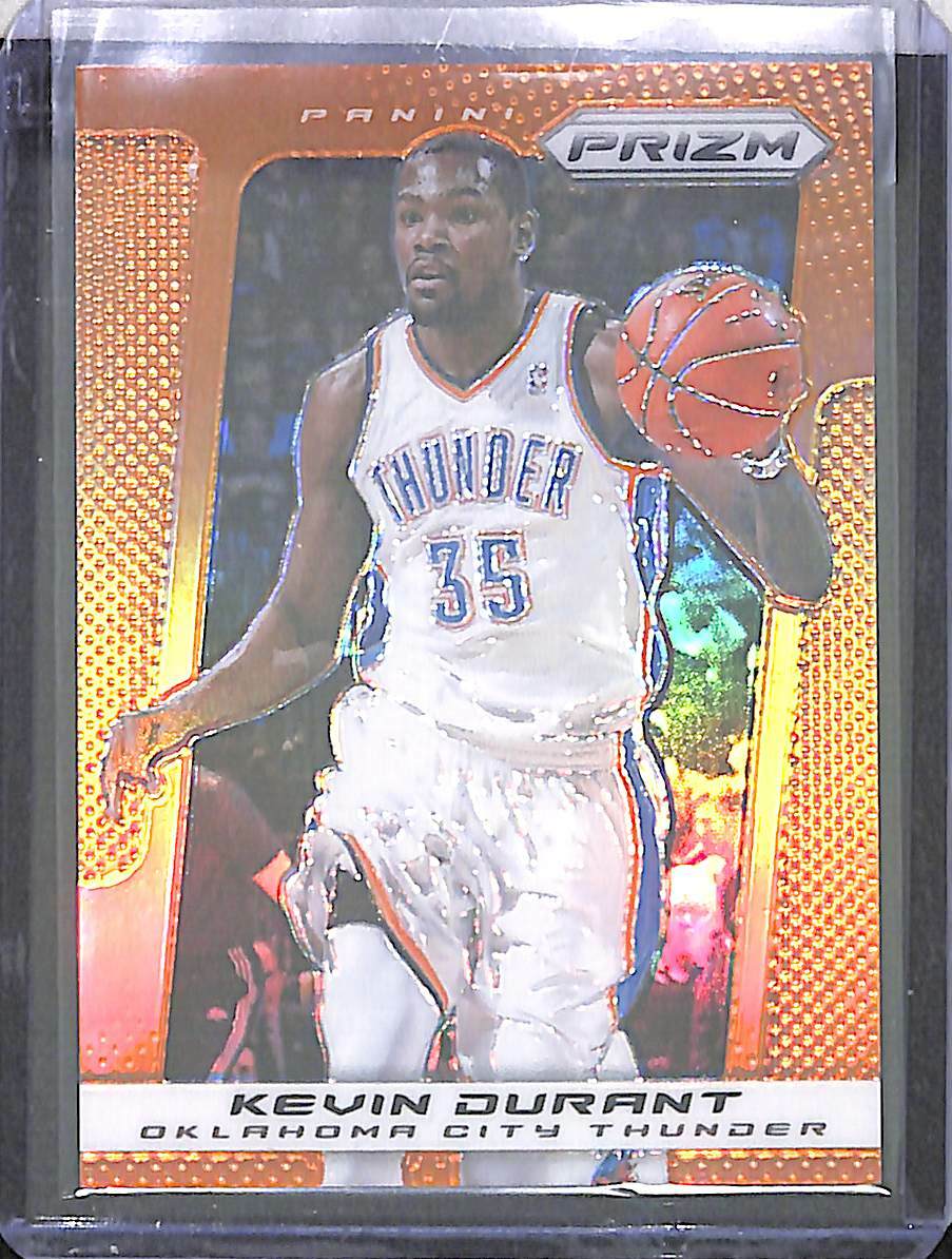 2013-14 Panini Prizm Orange Prizm #147 Kevin Durant No 40 of 60