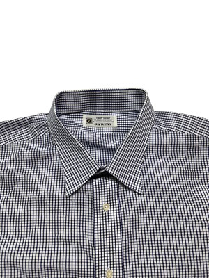 J Press Dress Shirt Men's Custom Made Actual 17/31 Blue White Check Button Down | eBay J Press Dress Shirt Men's Custom Made Actual 17/31 Blue White Check Button Down | eBay