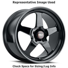 Weld Racing S15170067p49 Ventura 5 Drag 17x10 Wheel - Gloss Black