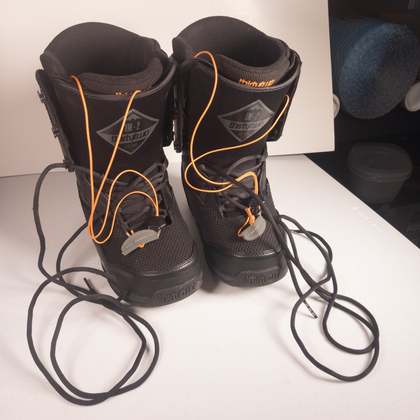 Botas de snowboard para hombre Immaculate Thirtytwo TM-2 10,5 de ancho usadas 5 días con cordones