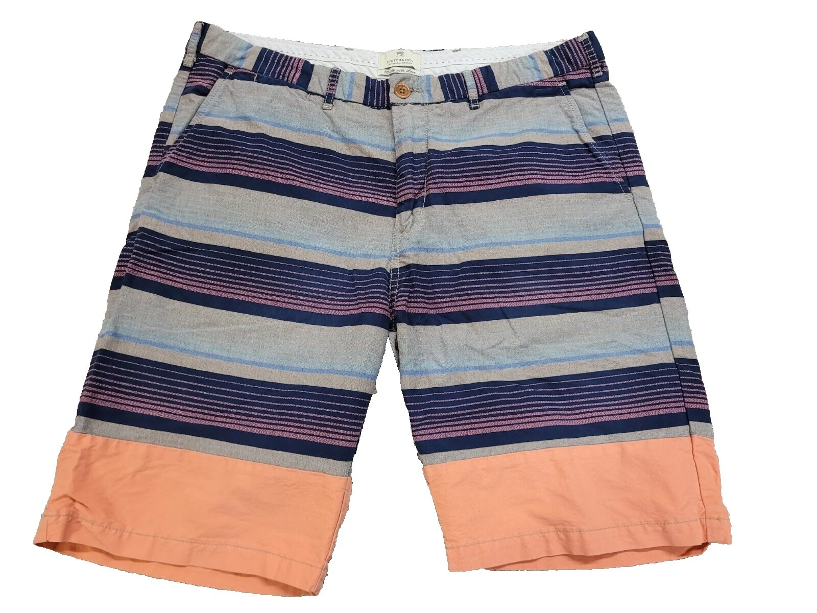 Pantalones cortos a rayas Scotch & Soda para hombres