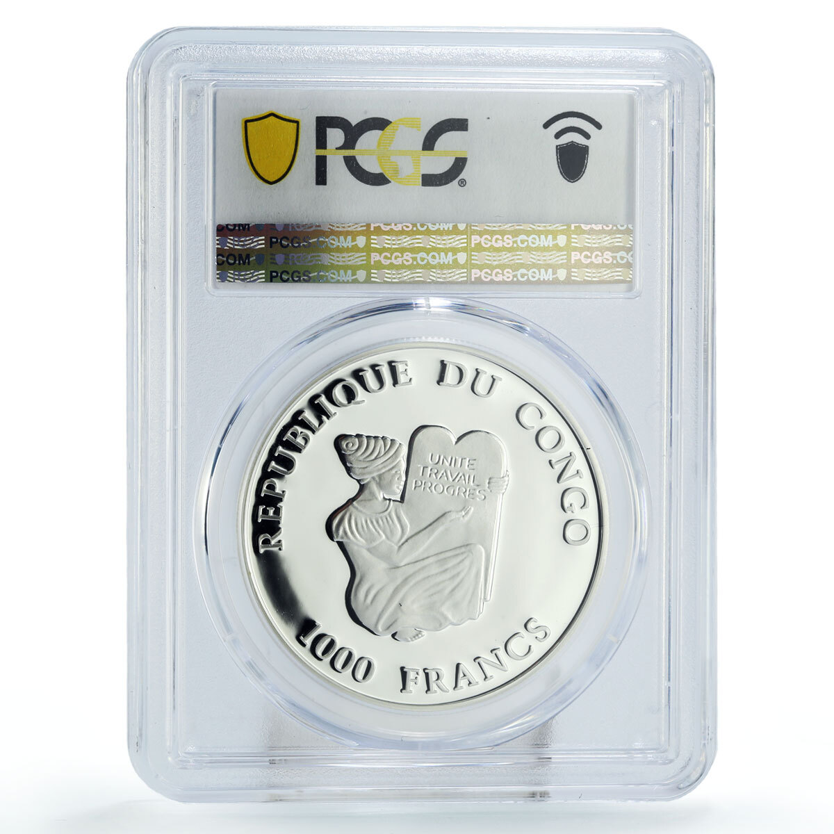 Congo 1000 francs Conservation Wildlife Gorilla Fauna PR70 PCGS