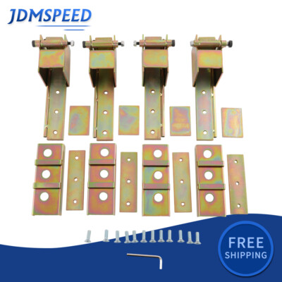 4SET  Suicide Door Heavy Duty Hidden Hinges Rat Rod 2 Door Weld JDMSPEED