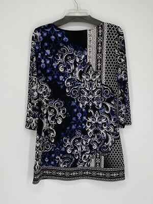 black and blue floral dress Summer Midi Wrap Dress In Black With Pink And Blue Floral Print – Love