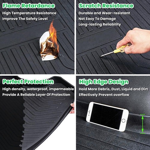 Car Trunk Cargo Mat, Rear Boot Liner Protect TPE For Honda CR-V 2007-2011 Petrol - Picture 2 of 9