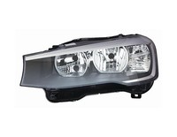 Scheinwerfer Links FÜR BMW X3 F25 2014-2017 Schwarz