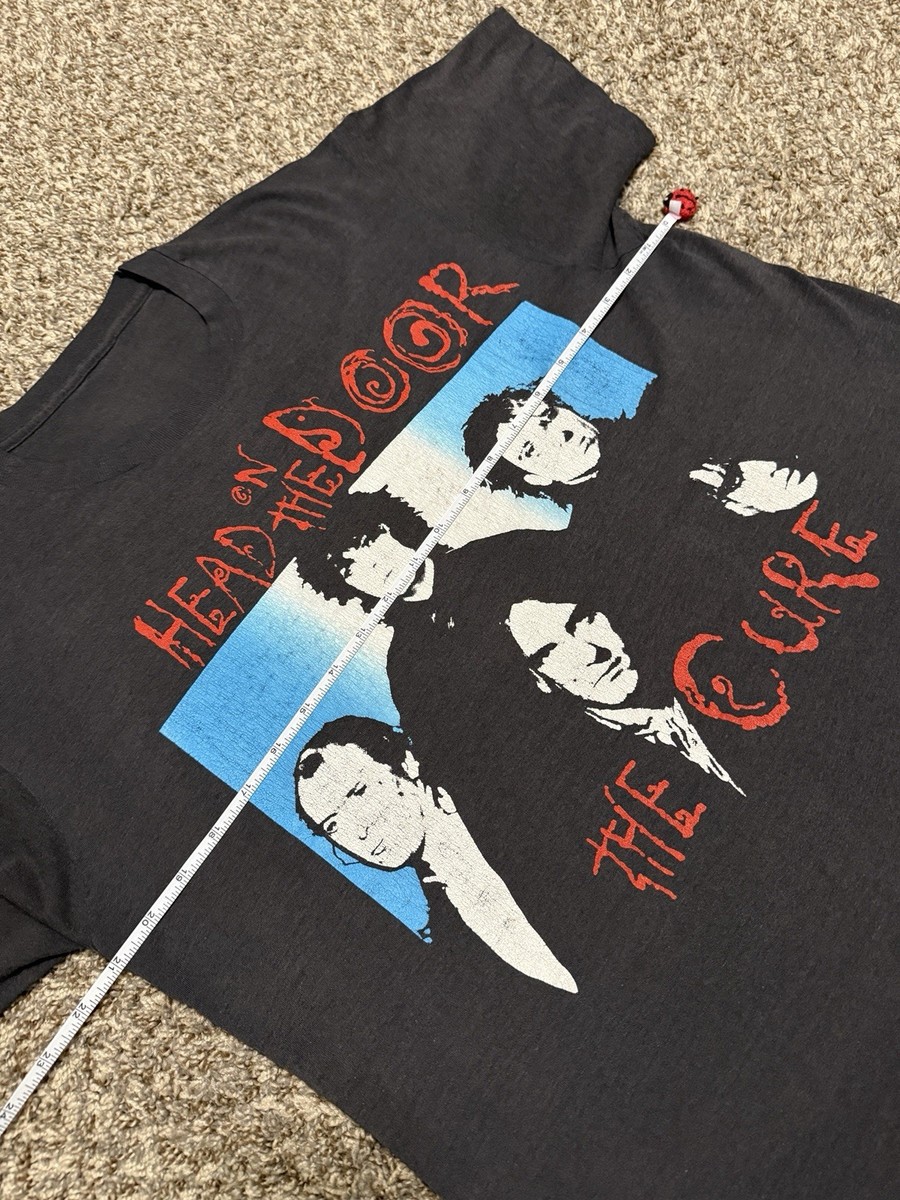 Vintage The Cure Shirt Head On The Door 80s Rare Medium 21x26 View 3