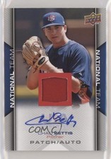 2009 Upper Deck USA Baseball Box Set 69/99 Chad Bettis #USA-64 Patch Auto 1x9