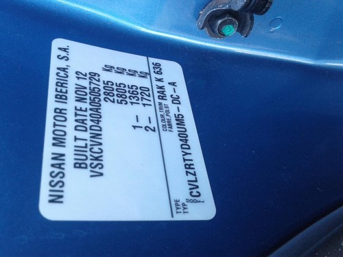 NISSAN NAVARA D40 09/2005-08/2015 MUD FLAPS RIGHT FRONT - Picture 11 of 12