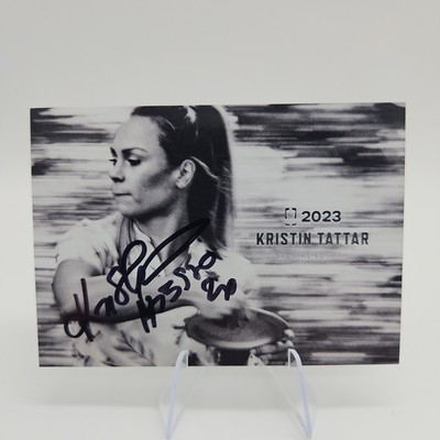 2023 DGPT Disc Golf Trading Card Kristin Tattar Custom Special Edition Autograph