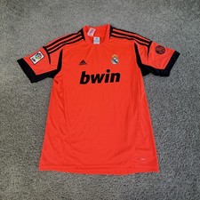 Real Madrid Jersey Boys XL Orange Soccer Adid...